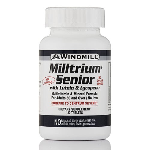 Windmill® Milltrium® Senior with Lutein Tablet, 120 EA