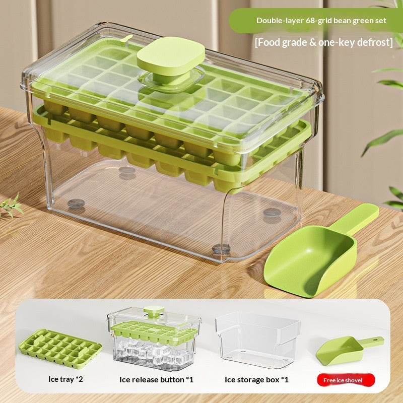 Plastic Press Ice Cube Mold Hygiene And Health