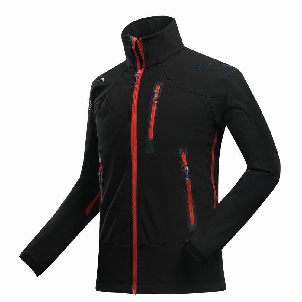 Men's Outdoor Softshell Jacket for Camping and Hiking