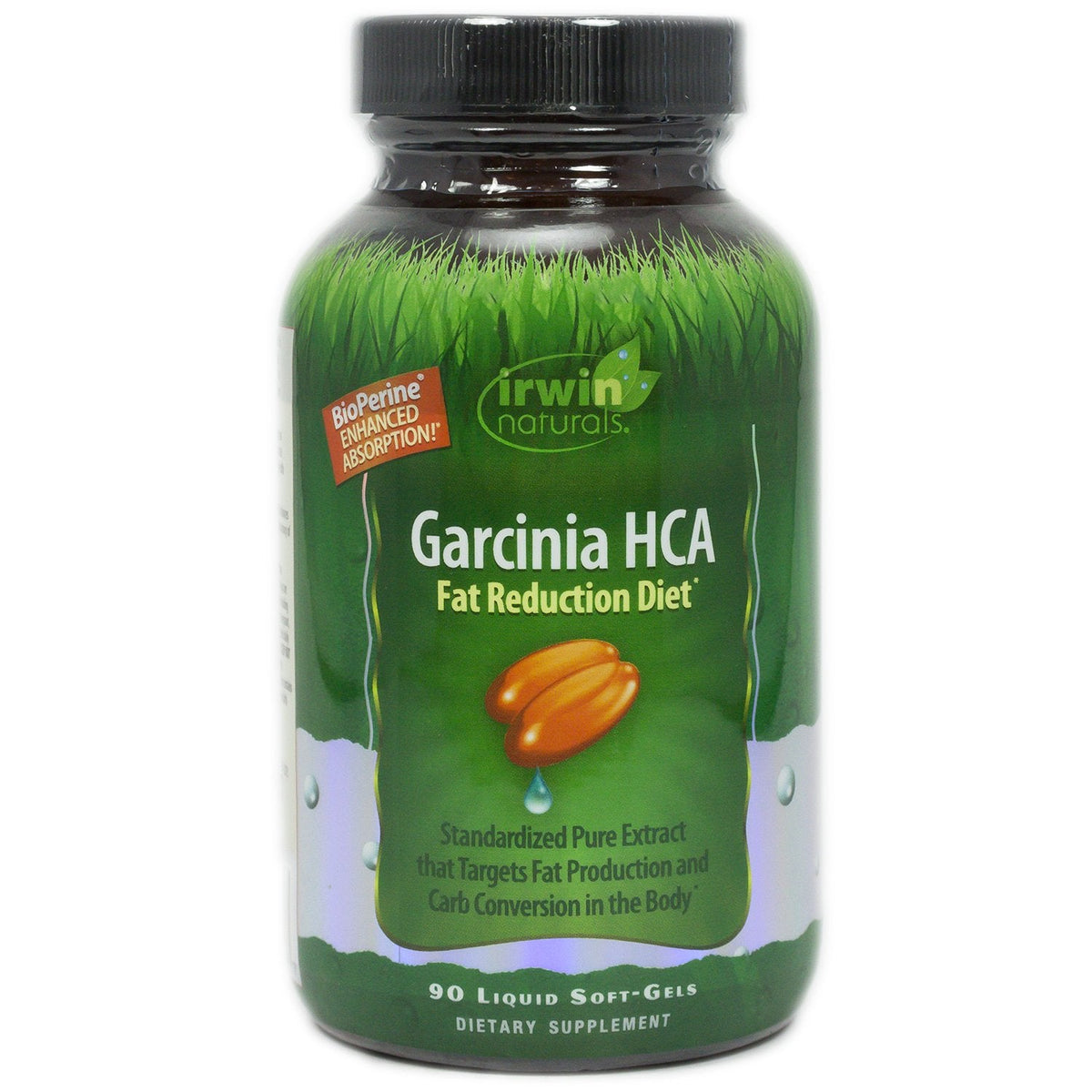 Irwin Naturals Garcinia HCA Fat Reduction Diet, Liquid Soft-Gels
