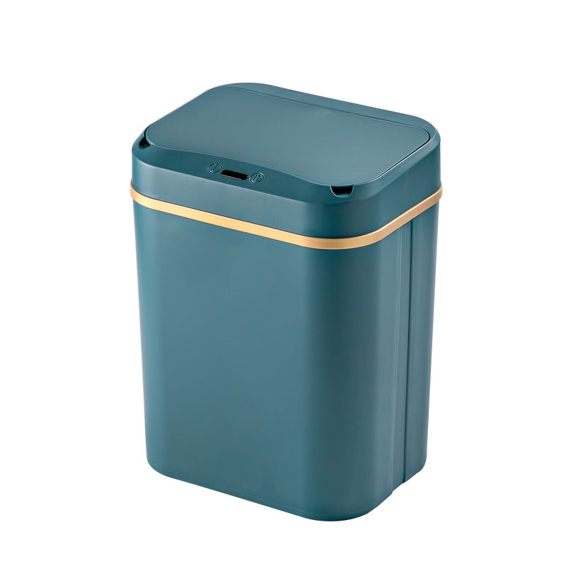 Waterproof Sanitary Bucket Creative Automatic Plastic Paper Basket With Lid
