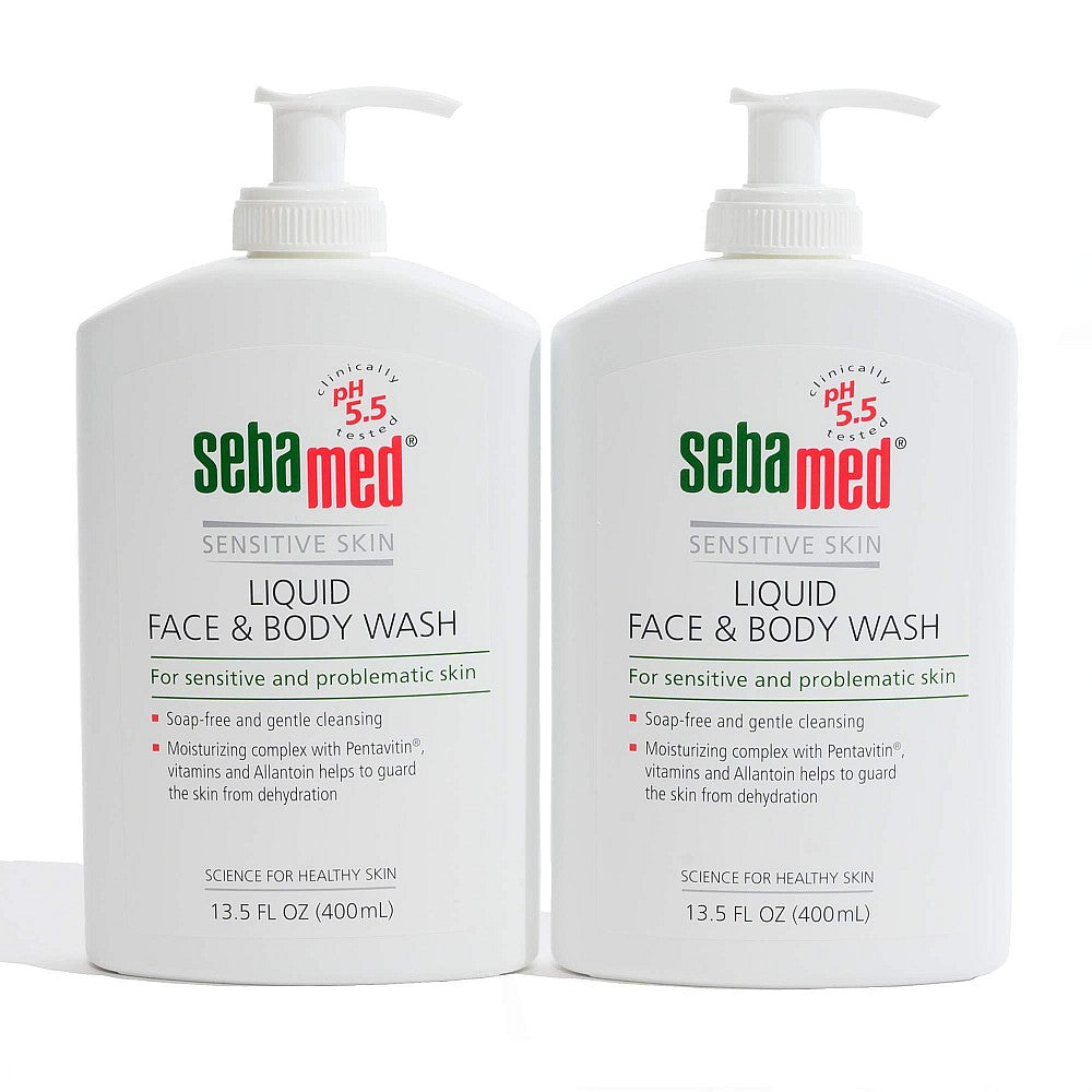 Sebamed Face And Body Wash Liquid, For Sensitive Skin, 13.5 Oz