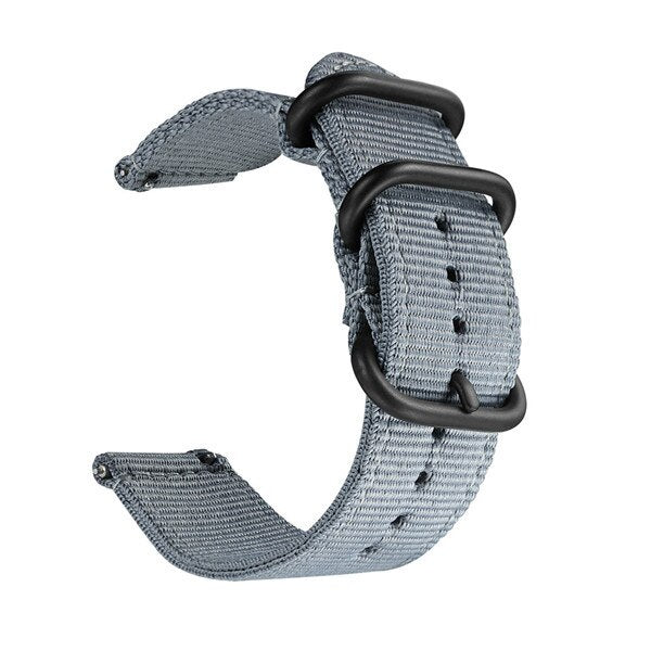 Nylon canvas wrist Strap for Xiaomi huami Amazfit Bip Stratos 2/2S PACE GTR 42/47MM Watch Band for Samsung Gear S3 S2 bracelet