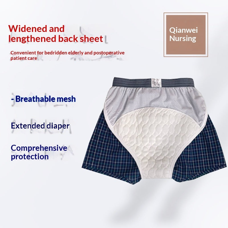Washable Incontinence Underwear For Men With A High Waist
