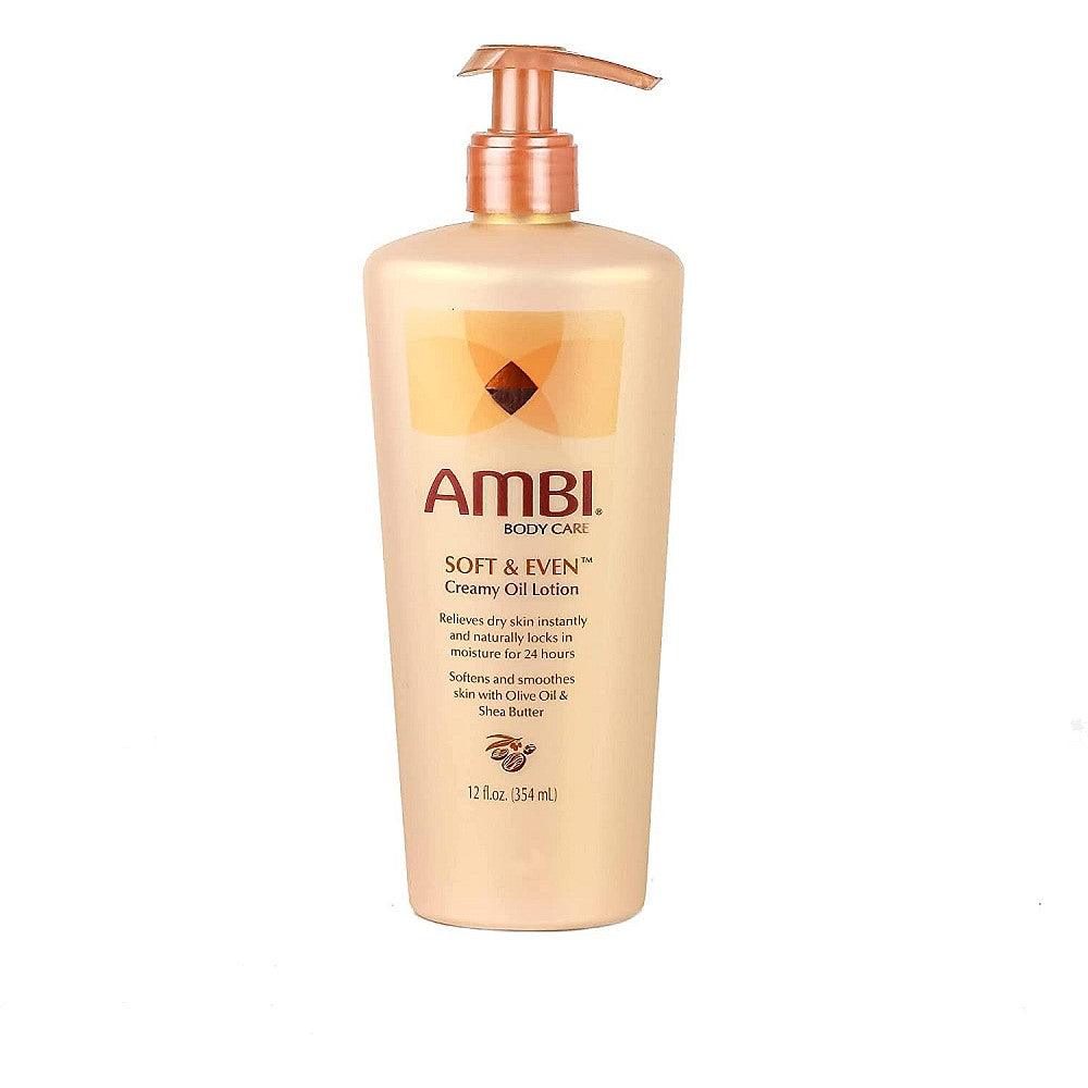Ambi Soft & Even Creamy Oil Lotion - 12 Oz