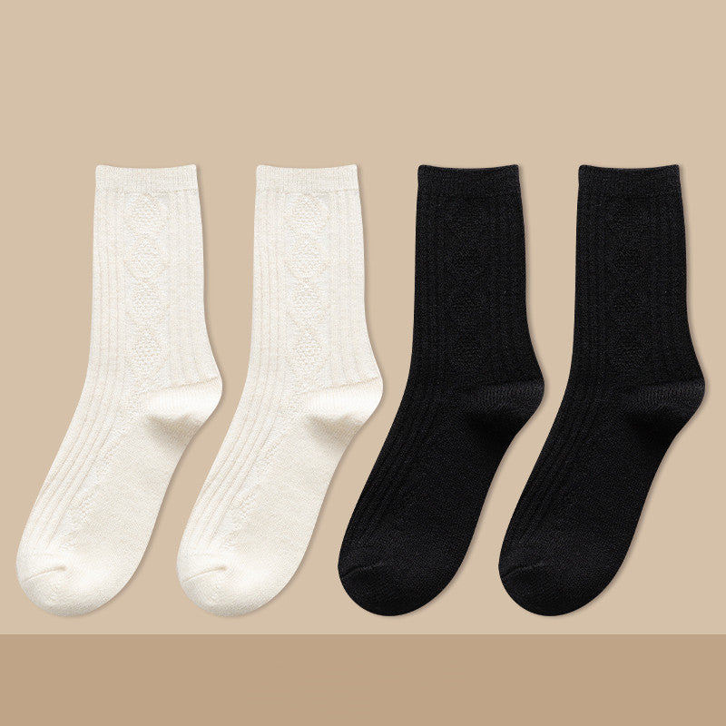 Thickened Cashmere Long Socks For Women Warm Pile