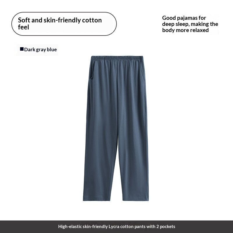 Langsha Cotton Loose And Comfortable Home Men's Sleeping Pants
