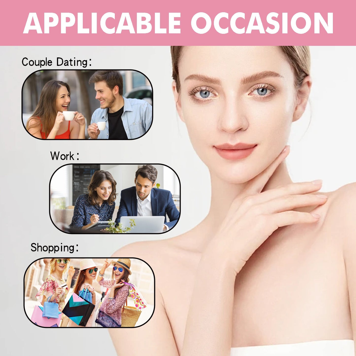 Peony Lychee Scent Experience Perfume, Natural Fresh Lasting Fragrance Atmosphere Portable Niche Perfume