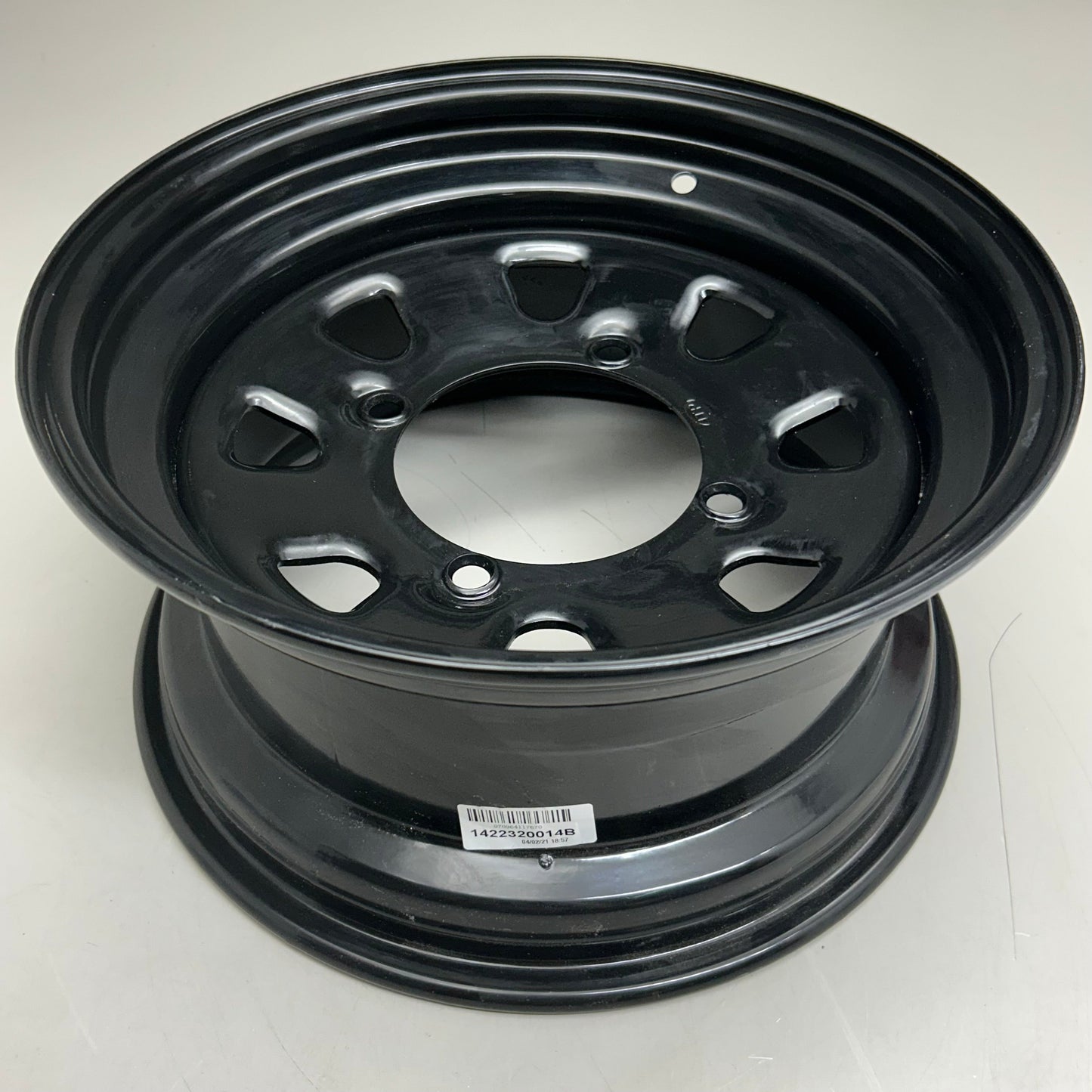 ITP Delta Steel Wheel For Arctic Car, Kaw KAF1000 & POL General 1000 14"x7" Black 1422755014B