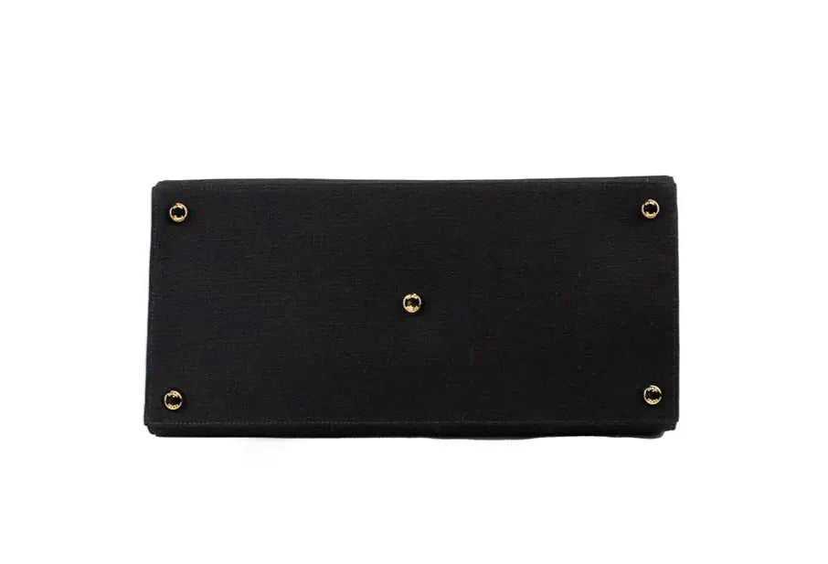 Style Loft Collection X Fendi X Versace Fendace Medium Black Canvas Shopper Tote
