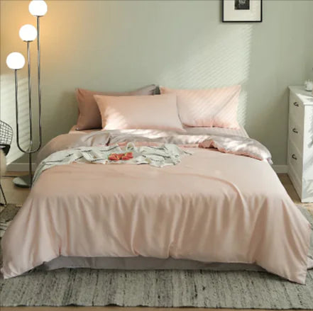 Style Loft Collection Ice Silk Tencel Fiber 4-Piece Bedding Set