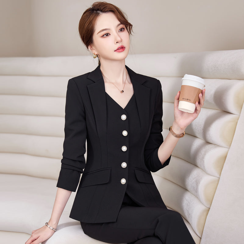 Women’s Office Business Suit Jacket and Pants Set