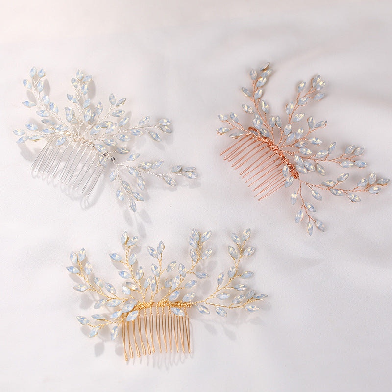 Sweet Diamond Wedding Dress Comb Accessories