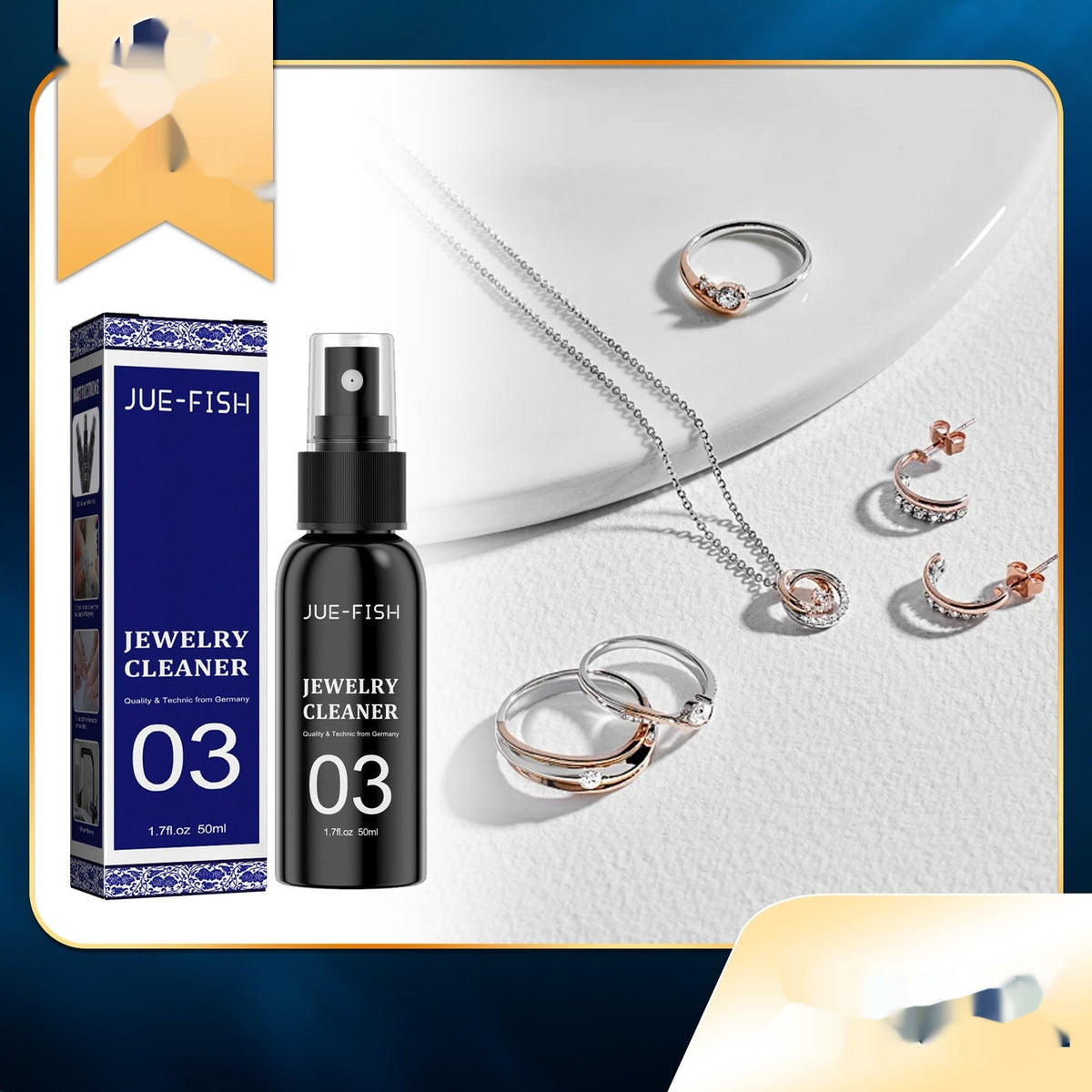 Jewelry Cleaning Diamond Ring Necklace Gold Cleaning Rust And Ash Removal Cleaner