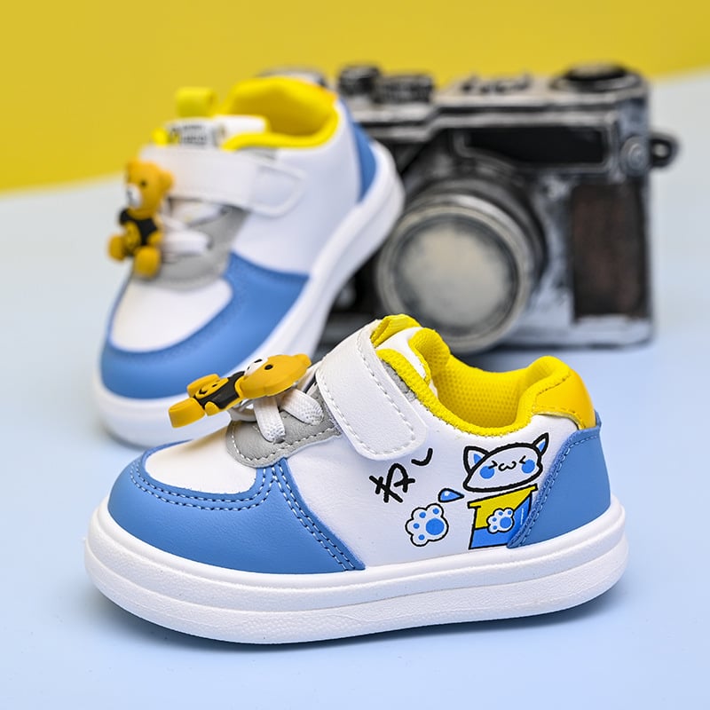 Style Loft Collection Bubblegum Bear Leather Sneakers