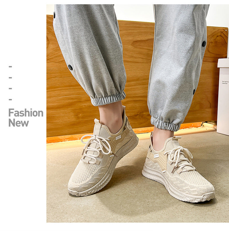 Men's Mesh Breathable Flyknit Running Shoes
