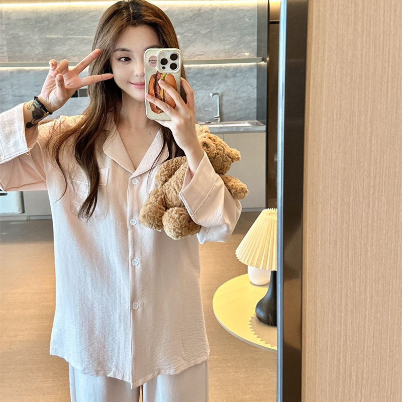 V Couple Pajamas Men's And Women's Leisure Wear