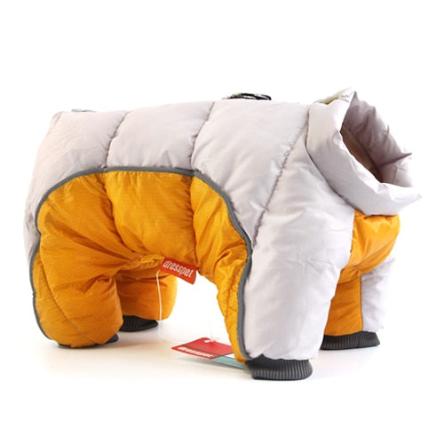 New Dog Clothes Autumn And Winter Pet Camouflage Coat Waterproof Cold-proof Dog Coat Jacket Four-leg Cotton-padded Coat