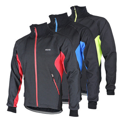 ARSUXEO Autumn Winter Three-Layer Cycling Jacket & Pants