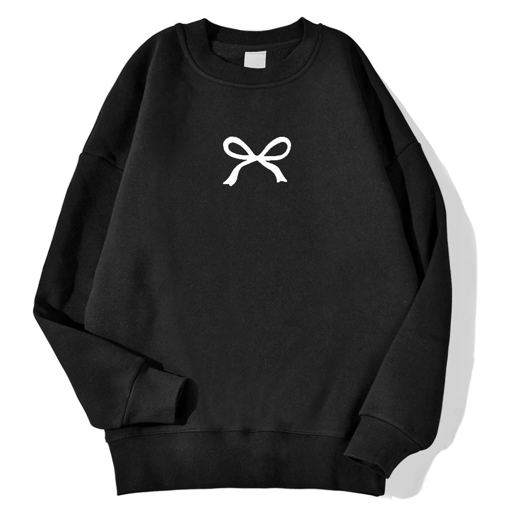 Womens Printed Pullover Casual Sweatshirt Top