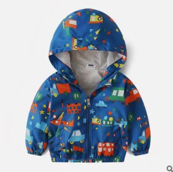 Style Loft Collection Everyday Is Funday Hooded Windbreaker Jacket