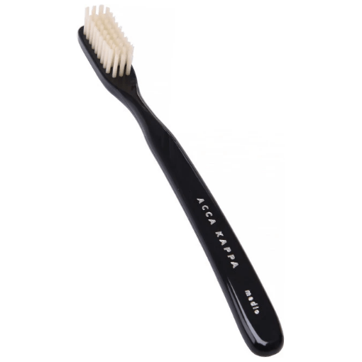 Acca Kappa Vintage Collection Toothbrush - Pure Bristle Black Medium