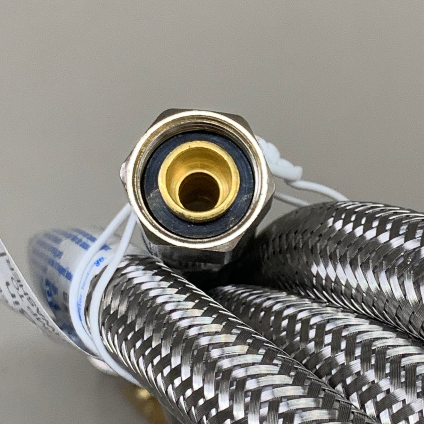 BRASSCRAFT Connector Steel 60" L 3/8" Comp to Dishwasher 3/8" Comp Valve 60DW6F