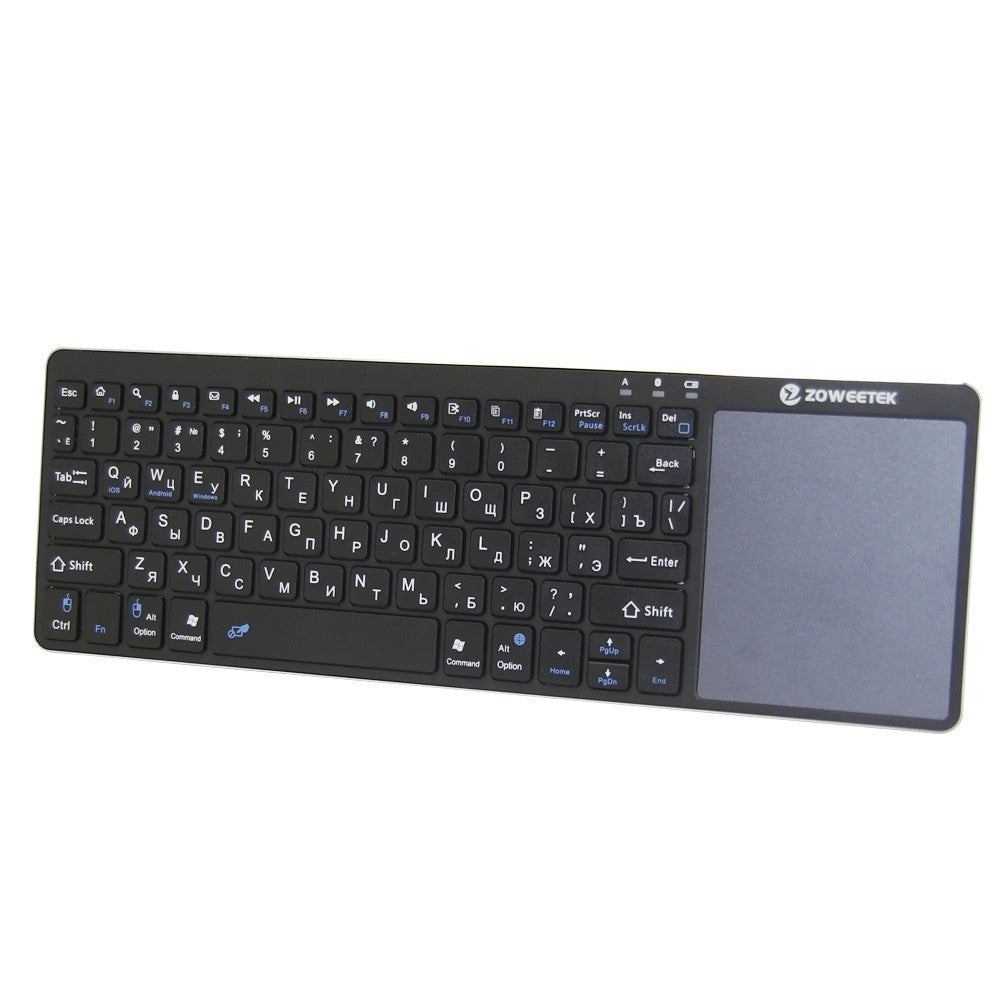 Zoweetek K12BT-1 Mini Wireless Bluetooth Keyboard with Touchpad