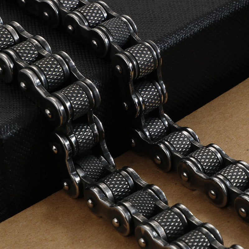 Bicycle Bracelet Titanium Steel Personalized Men's Motorcycle Chain Accessories