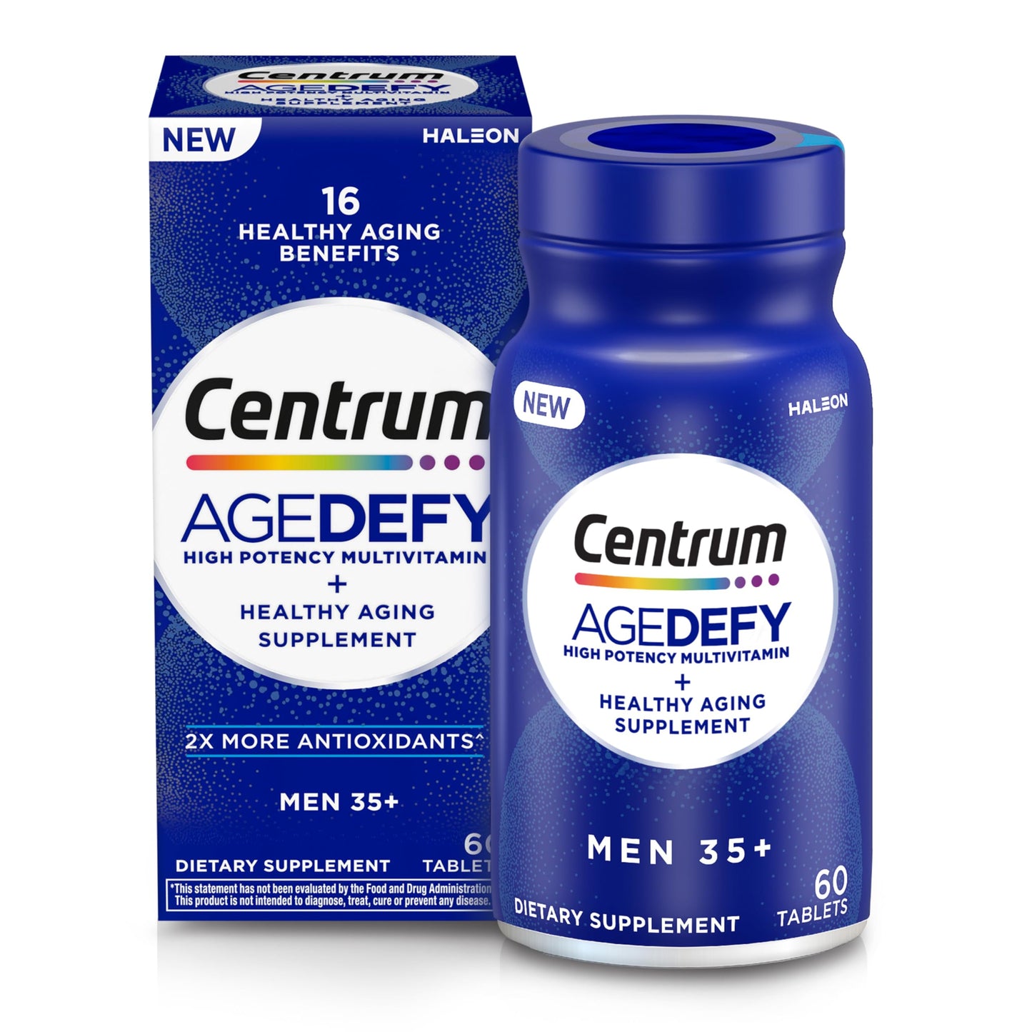Centrum Age Defy Men's High Potency Multivitamin 60 Caplets