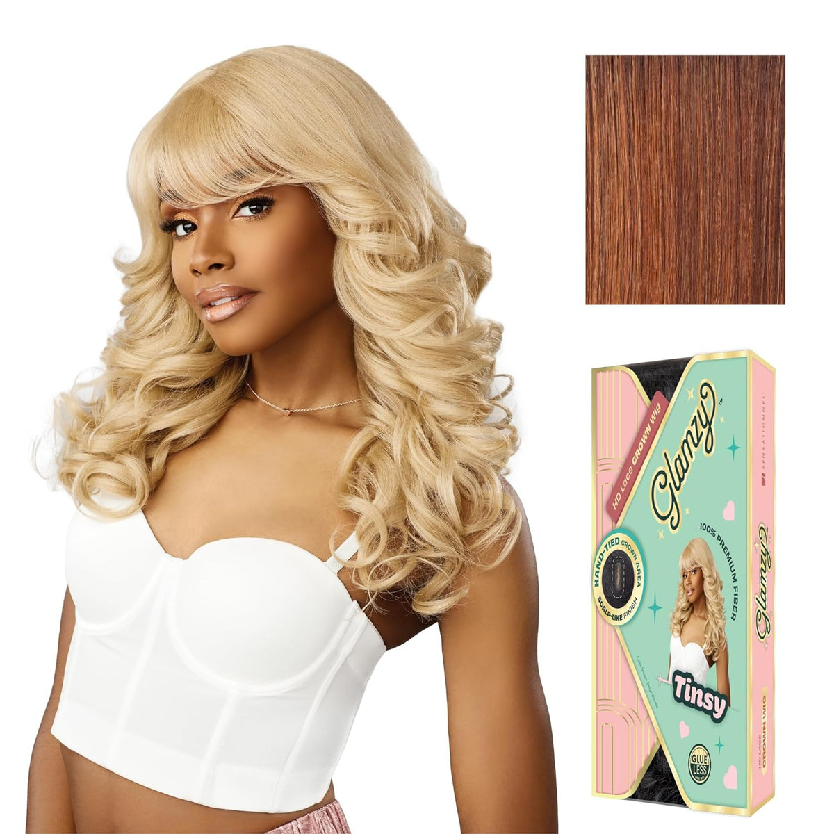 Glamzy Hd Lace Crown Wig – Tinsy