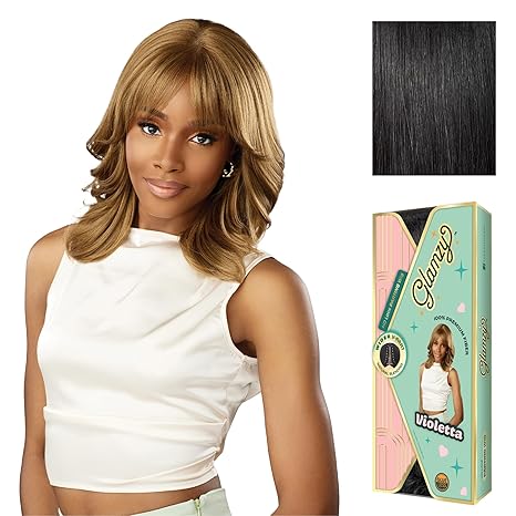 Sensationnel Glamzy Synthetic Hair Glueless HD Lace Parting Wig - VIOLETTA