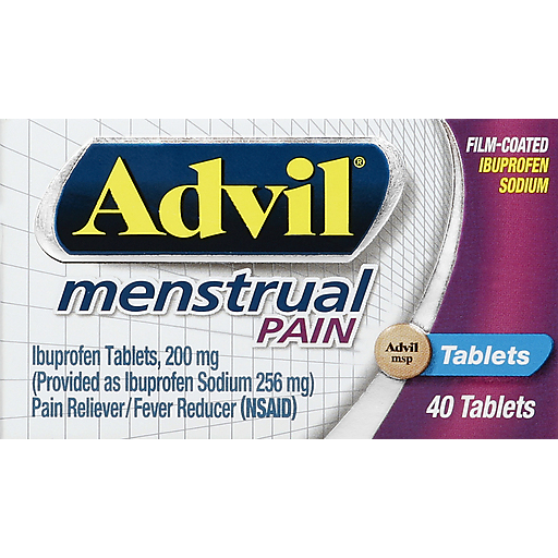 Advil Menstrual Pain Reliever & Fever Reducer Tablets