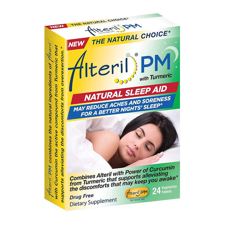 Alteril PM With Turmeric Natural Sleep Aid Tablets