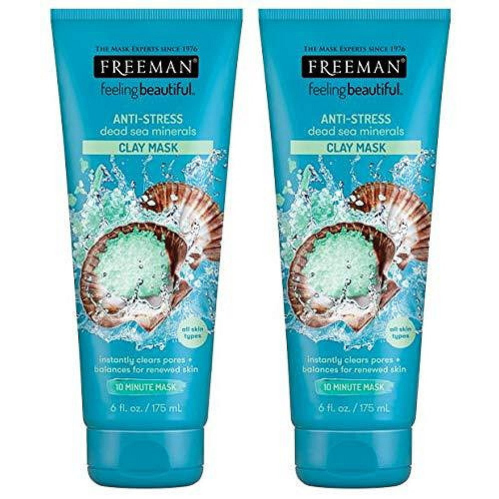 Freeman Dead Sea Minerals Anti-Stress Clay Facial Mask