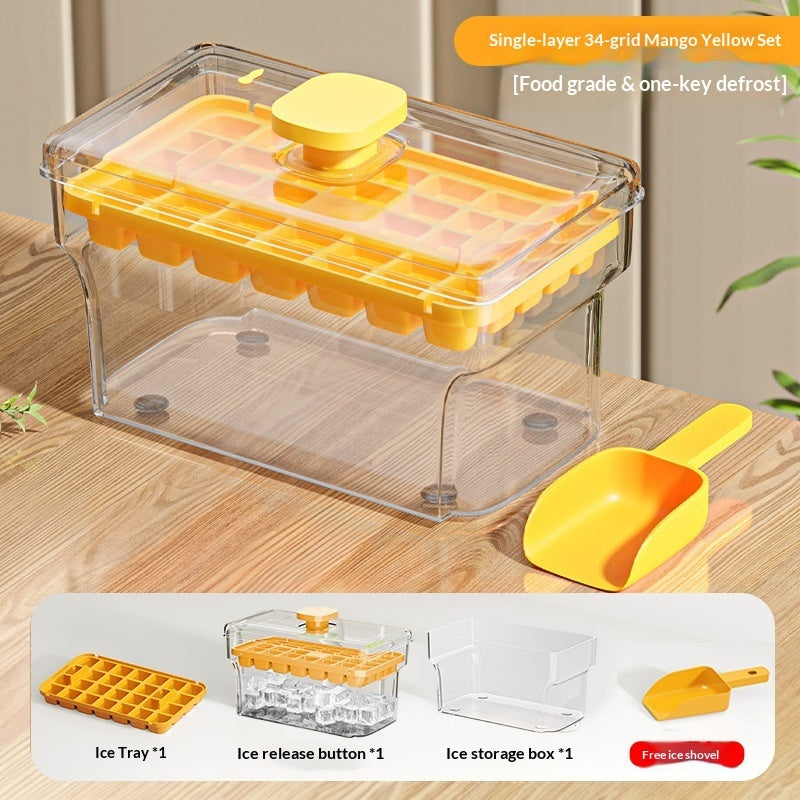 Plastic Press Ice Cube Mold Hygiene And Health