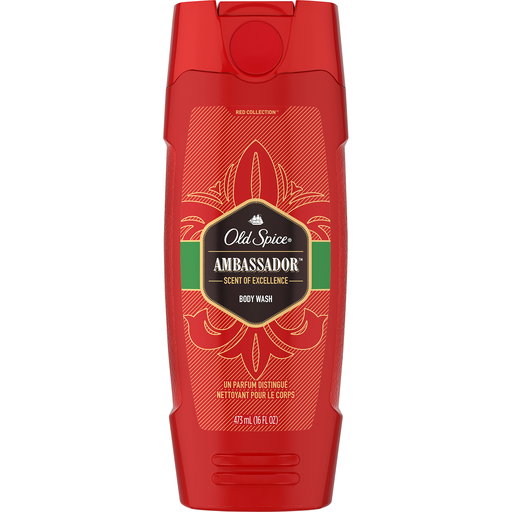 Old Spice Red Collection Ambassador Scent Body Wash For Men 16 Oz