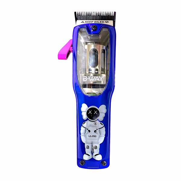 B-Way Lo-Pro X Brushless Clipper, T-Pro Brushless Trimmer &amp; OFF Shaver – Professional 3-in-1 Barber Set + FREE Barber Cape