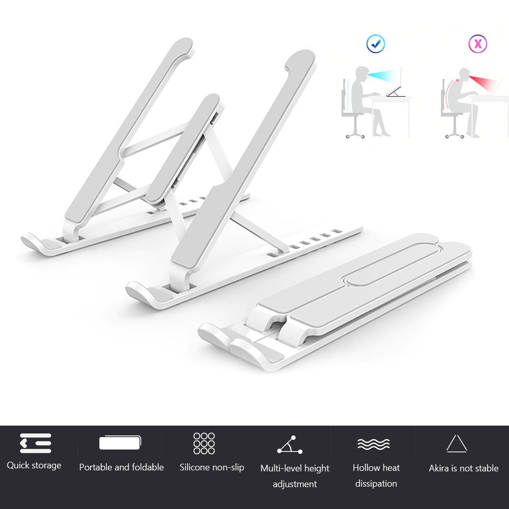 Adjustable Non-slip Laptop Stand for 11-17 Inch Tablets