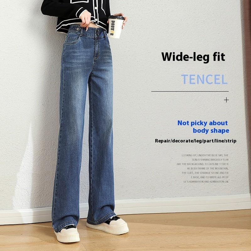 Straight Jeans Stretch Slimming Women
