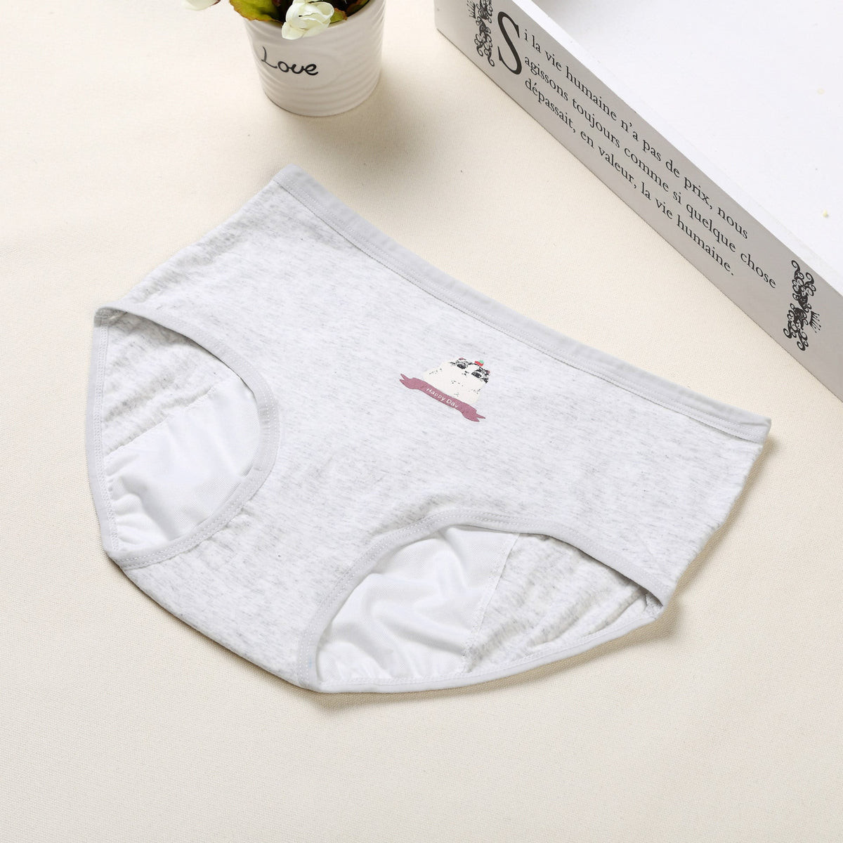 Anti-leakage High-waist Cotton Sanitary Briefs