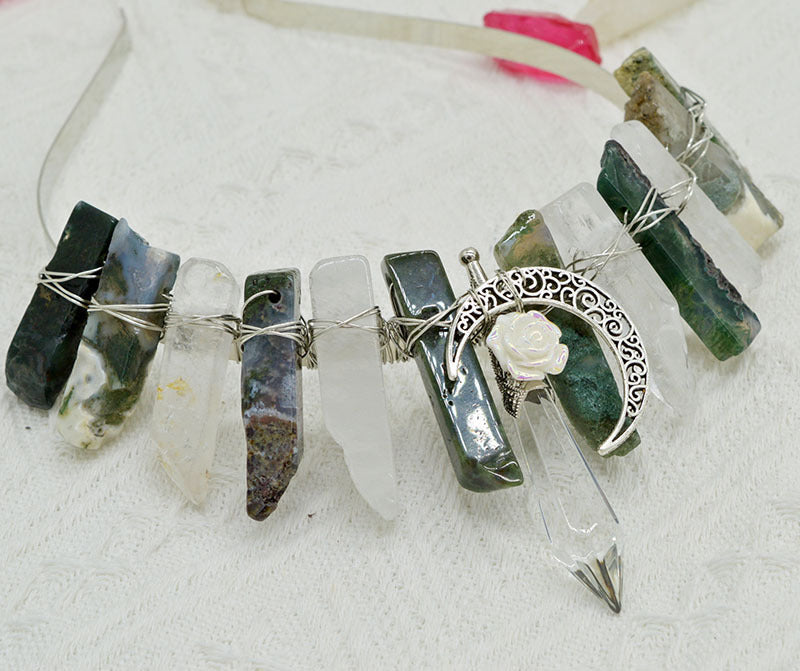 Handmade Crystal Crown Hair Accessories