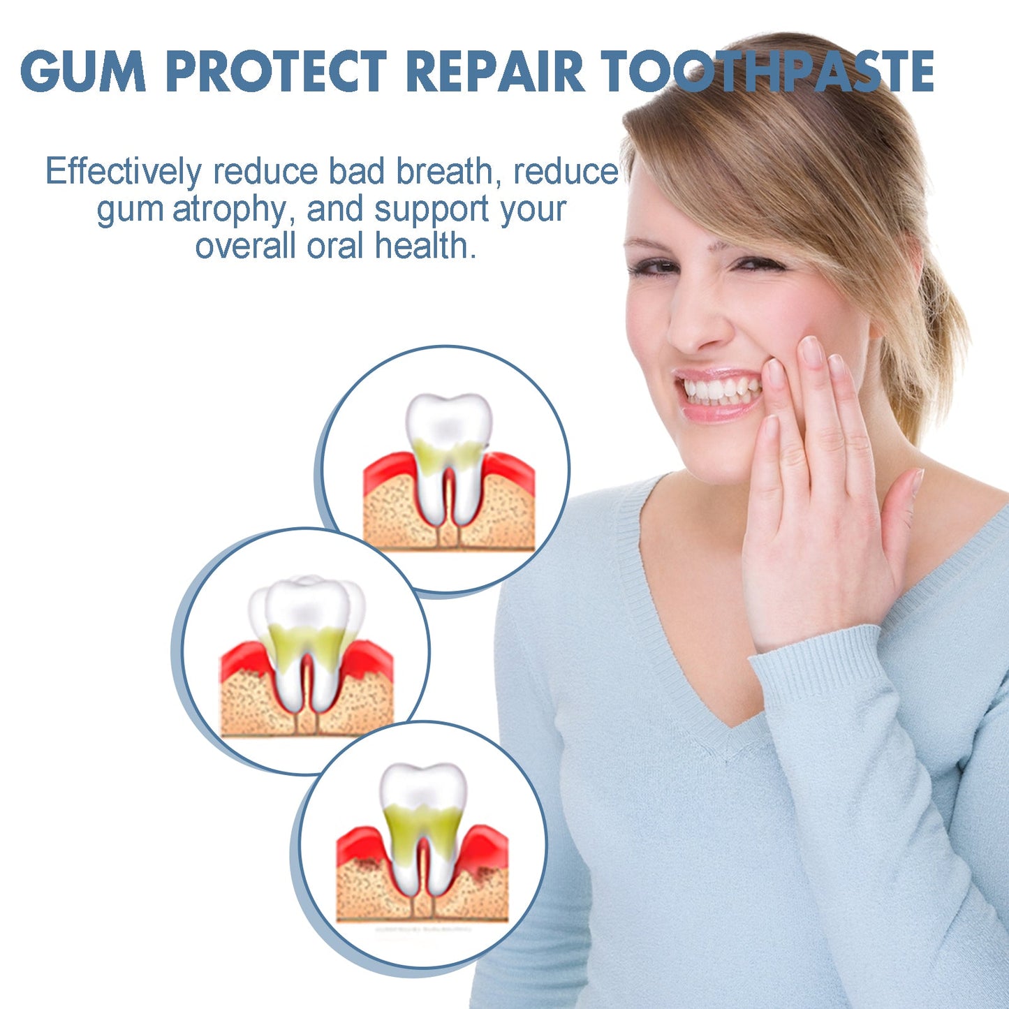 Dental Care Toothpaste Cleans The Mouth, Removes Tartar Stains, Yellow Teeth, Brightening Teeth, Care For Teeth