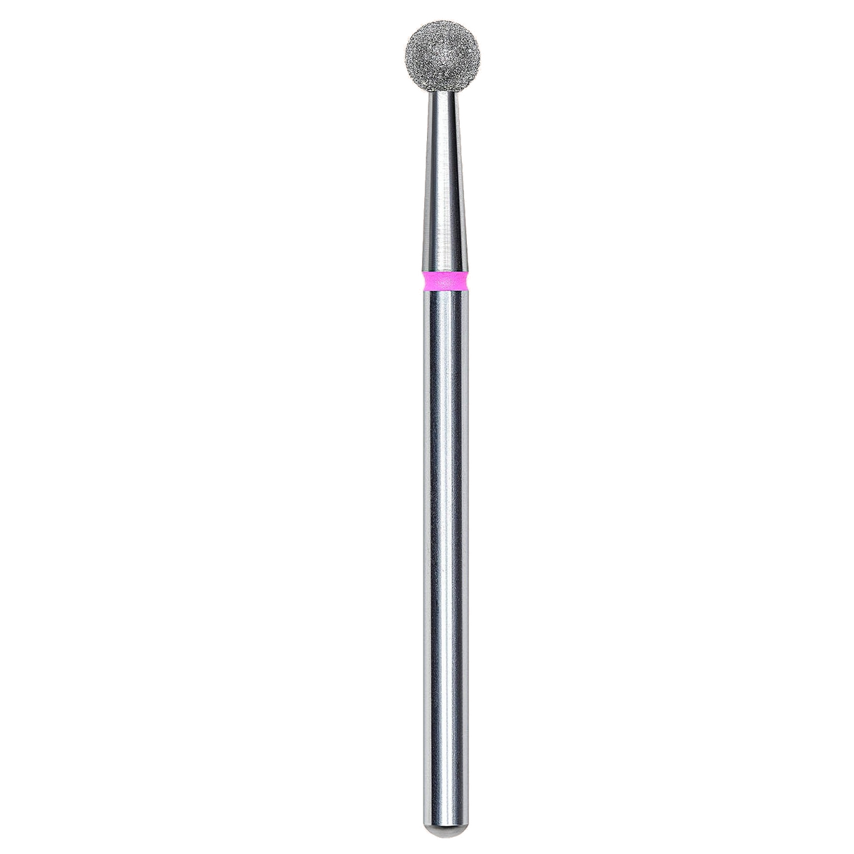 DIAMOND NAIL DRILL BIT, "BALL", RED, HEAD DIAMETER 4MM (FA01R040) - STALEKS™