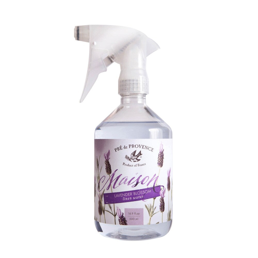 European Soaps 500ml Linen Water With Sprayer - Lavender