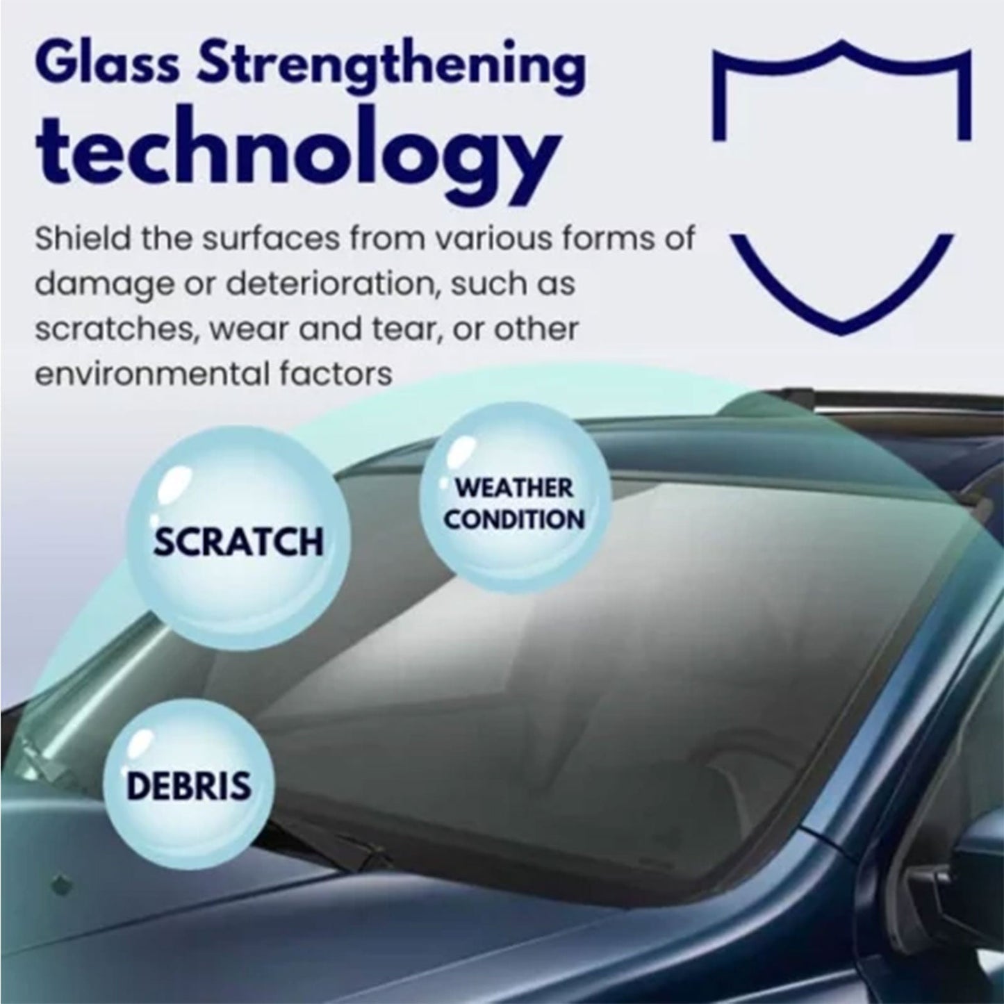 Anti-Fog Spray, Car Windscreens Long-Lasting Anti-Fog Anti-Rain And Cleaning Spray