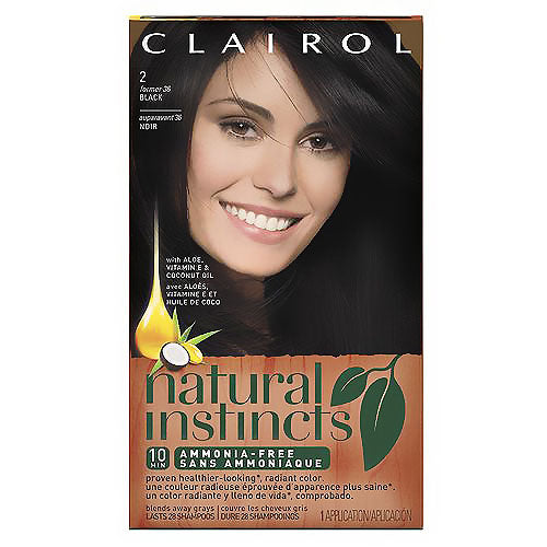 Clairol Natural Instincts Hair Color, Midnight Black 2