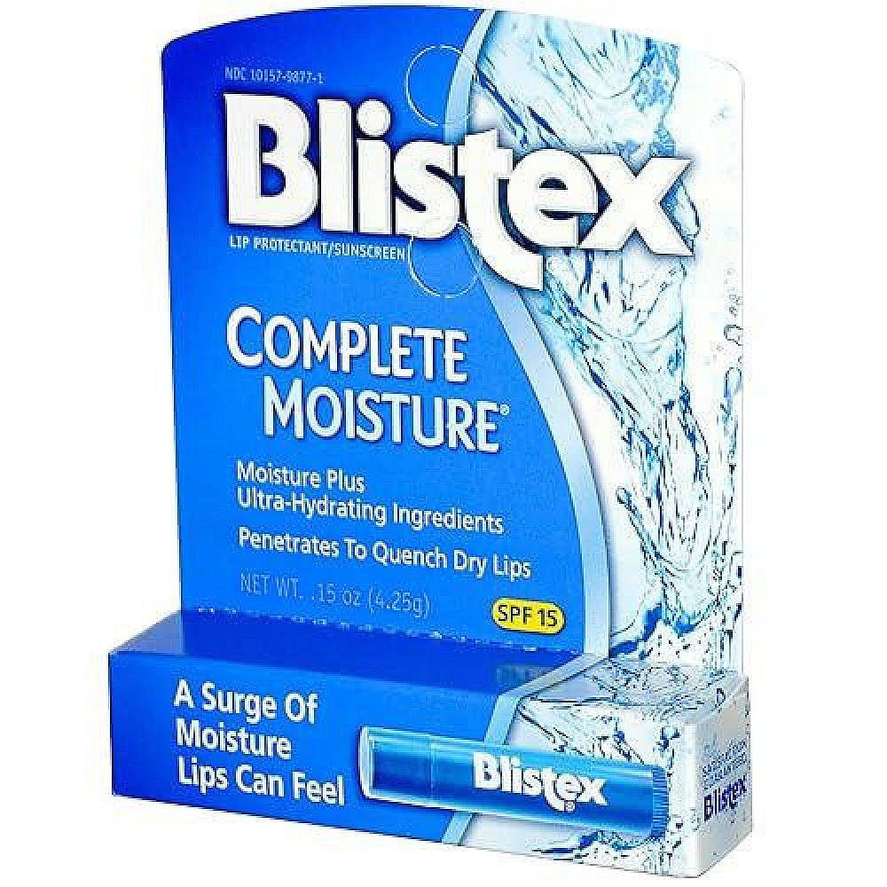 Blistex Complete Moisture Lip Protectant/Sunscreen SPF 15 Twin Pack