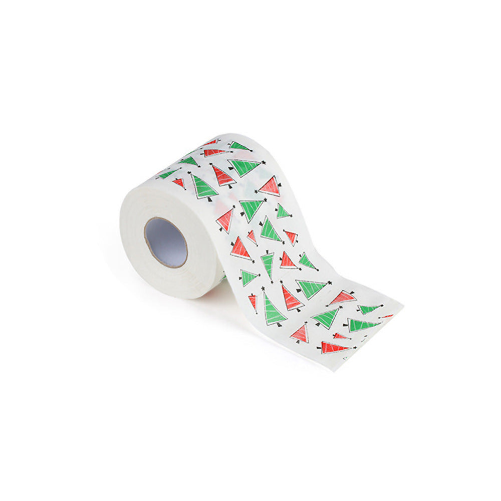 Christmas Snowman paper towel toilet printed sanitary napkin