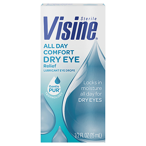 Visine Tears Lasting Relief Lubricant Eye Drops - 0.5 Oz